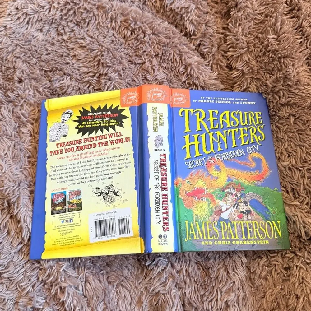 James Patterson Treasure Hunters Secret of the Forbidden City book Fantasy novel